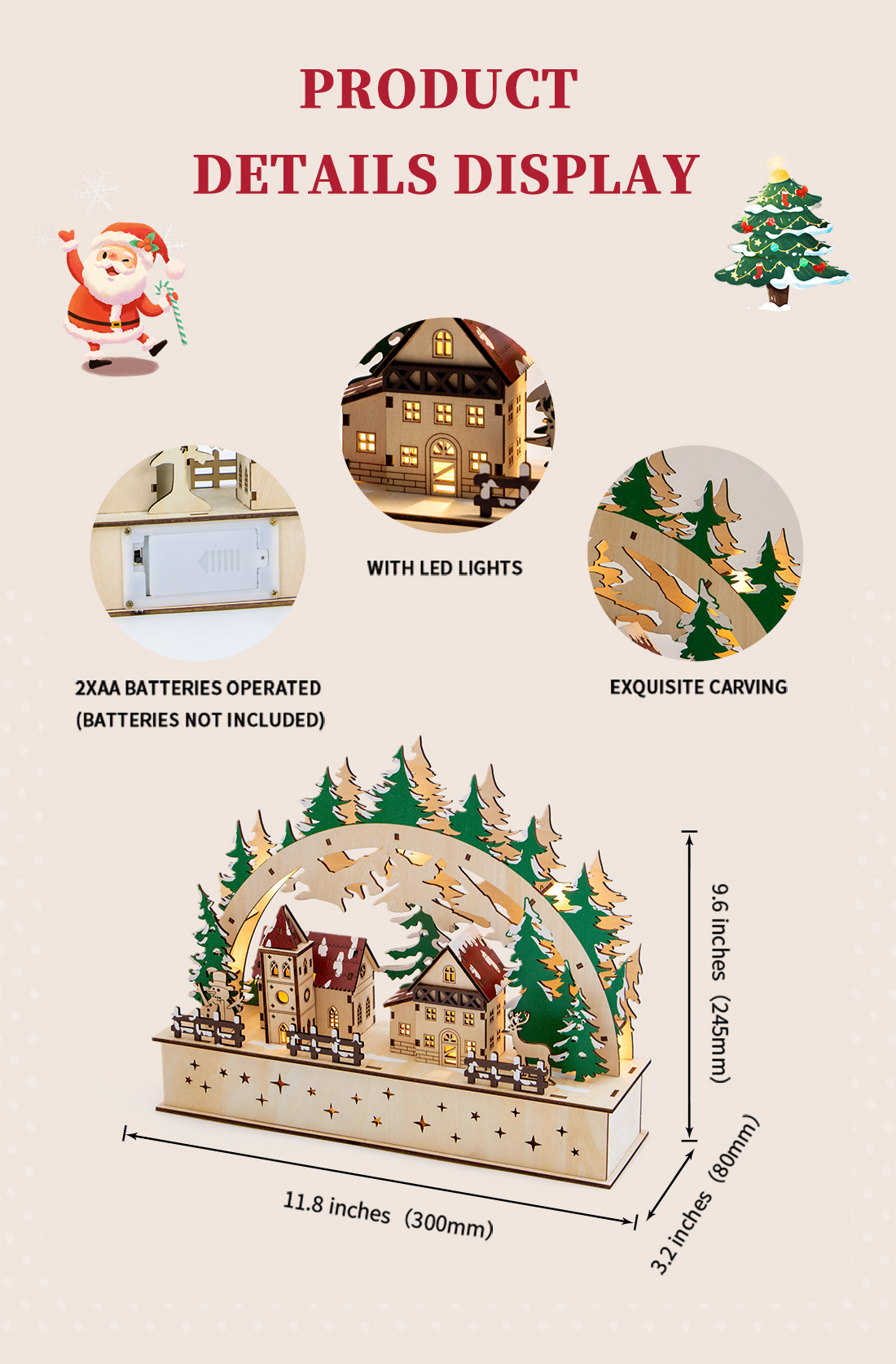 Led Lighted Christmas Decoration