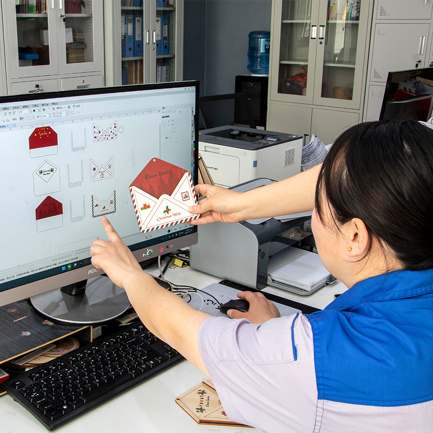 laser christmas ornament