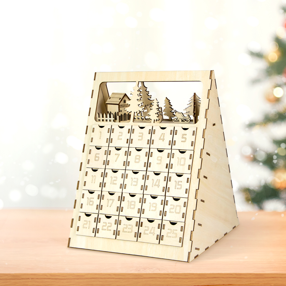 laser cut christmas advent calendar laser cut christmas advent calendar