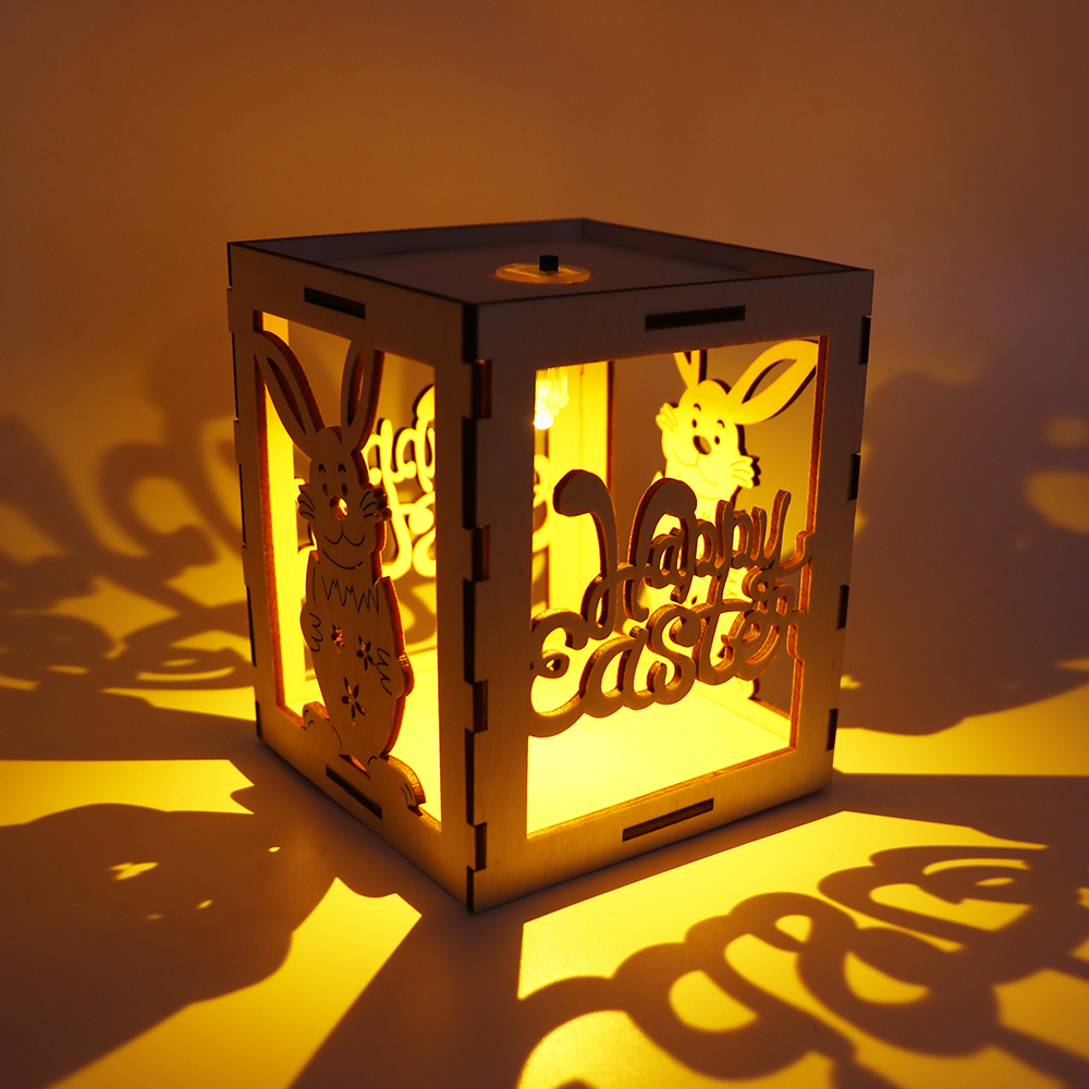 Easter Wooden Lantern