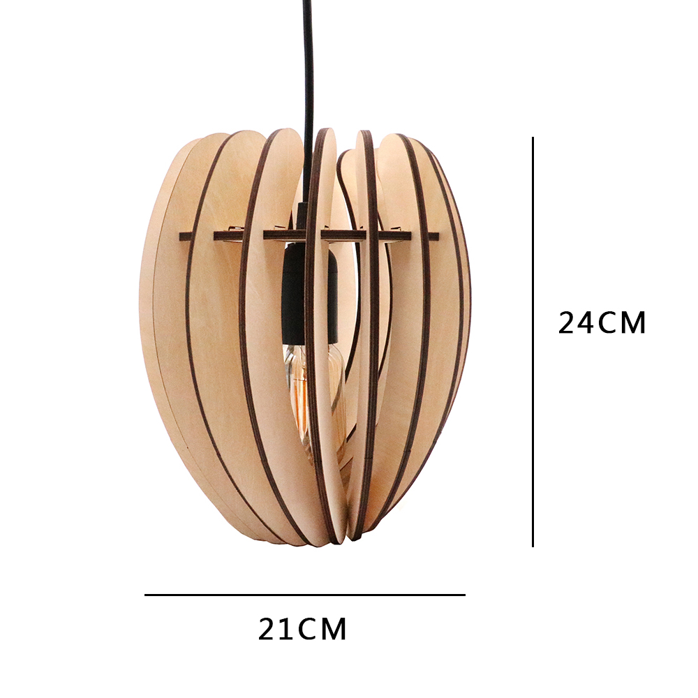 Laser Cut Wooden Pendant Lamp