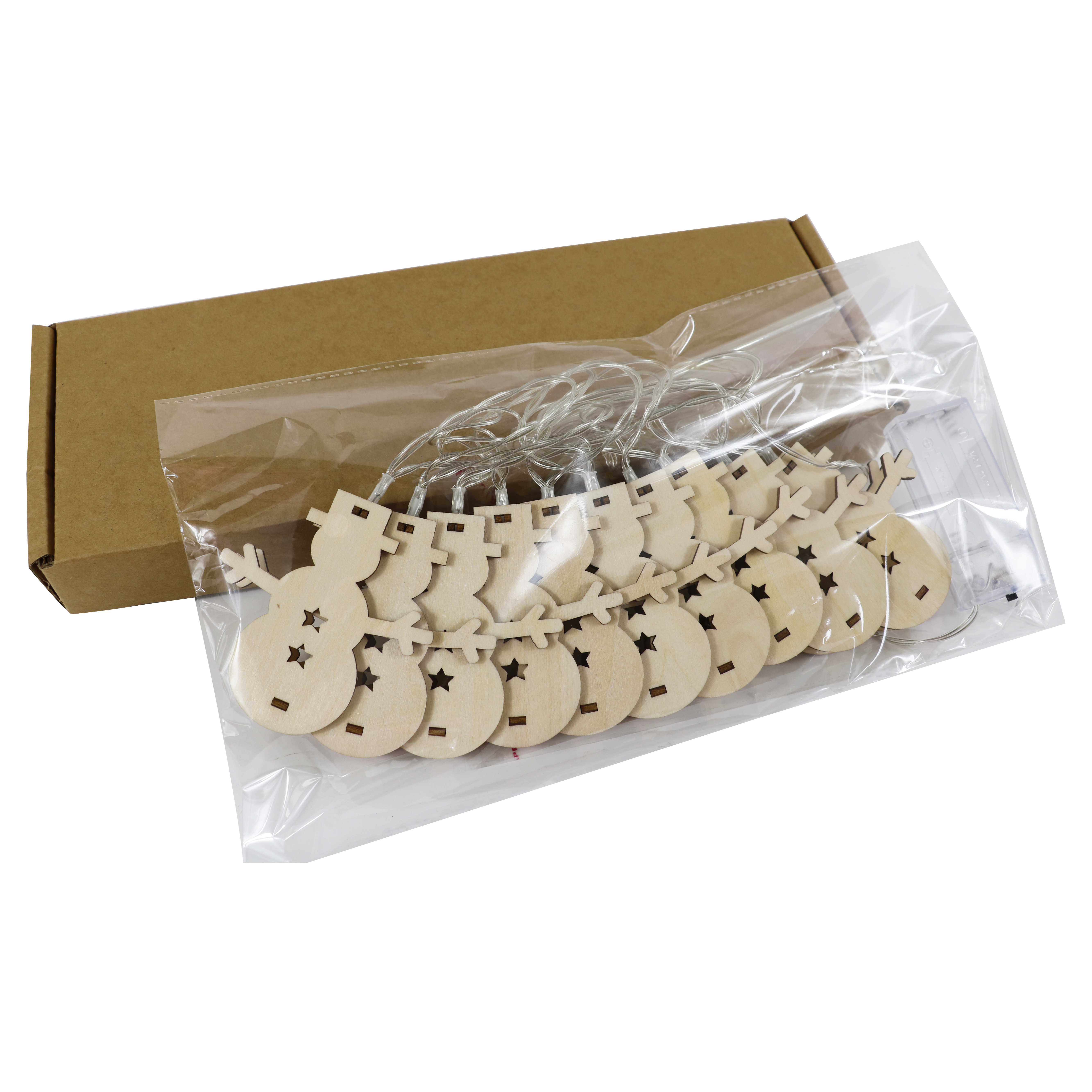 2025 wholesale wooden christmas ornaments wooden christmas pendants