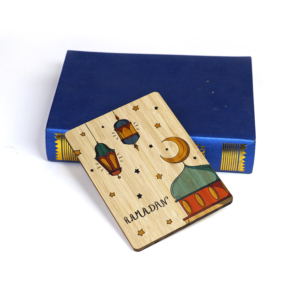 Eid Mubarak Wood Cards