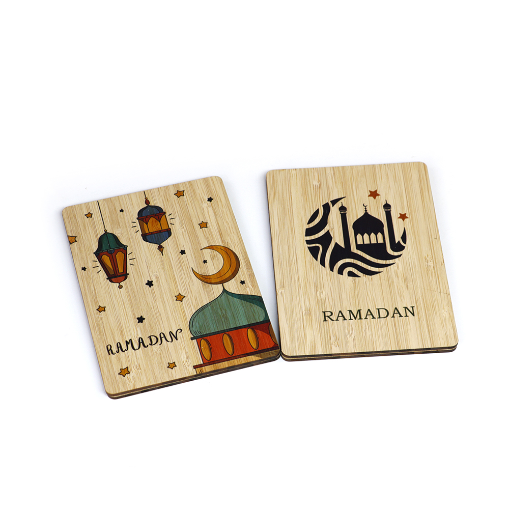 Eid Mubarak Wood Cards