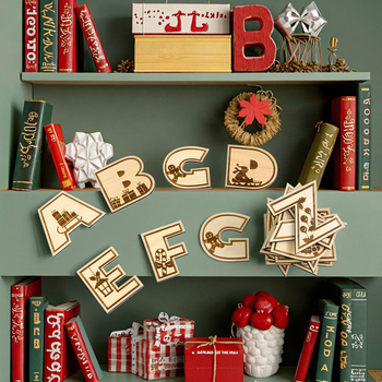 wooden Christmas decorations