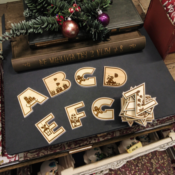 wooden Christmas decorations