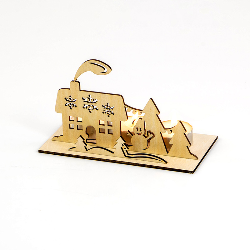 laser cut wood christmas decoration