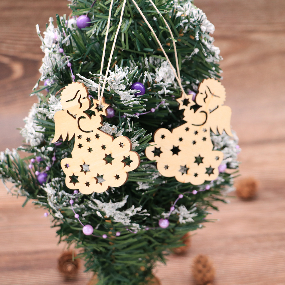 wood laser cut christmas ornament