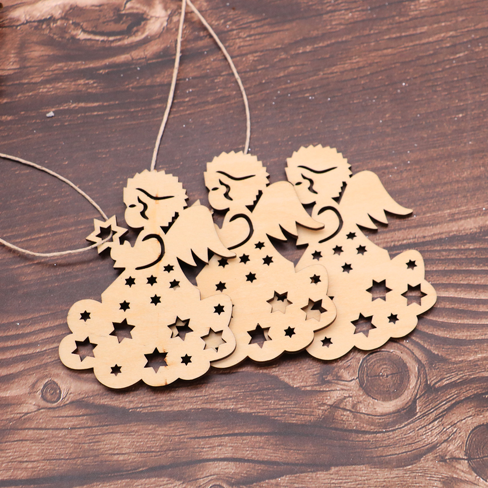 wood laser cut christmas ornament