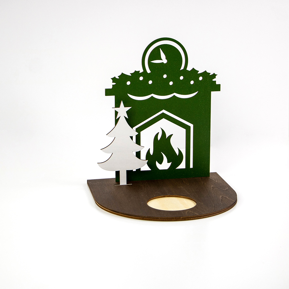 Christmas candle holder