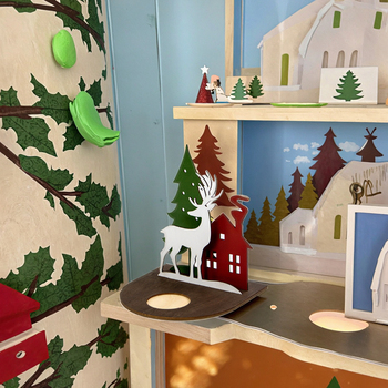 christmas decorations wooden