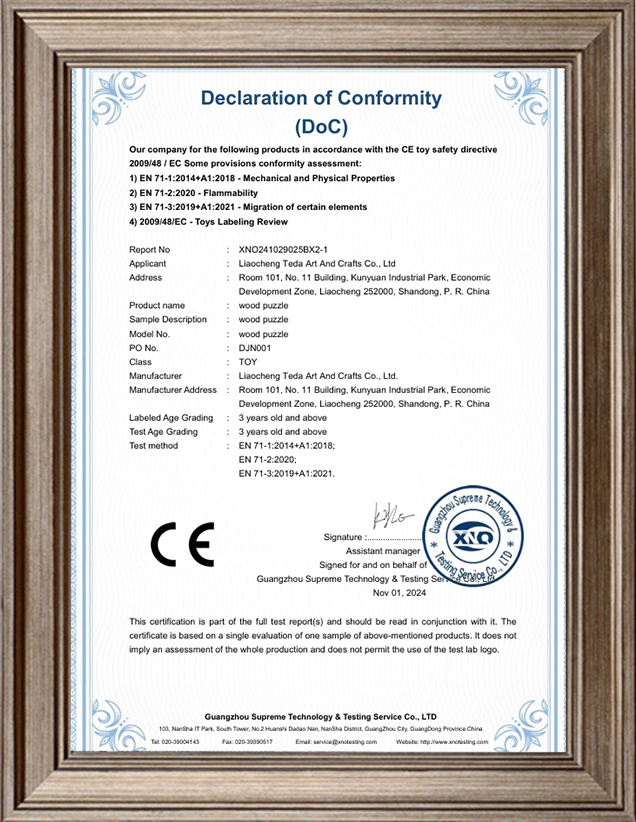 Declaration of Conformity(DoC) Declaration of Conformity(DoC)