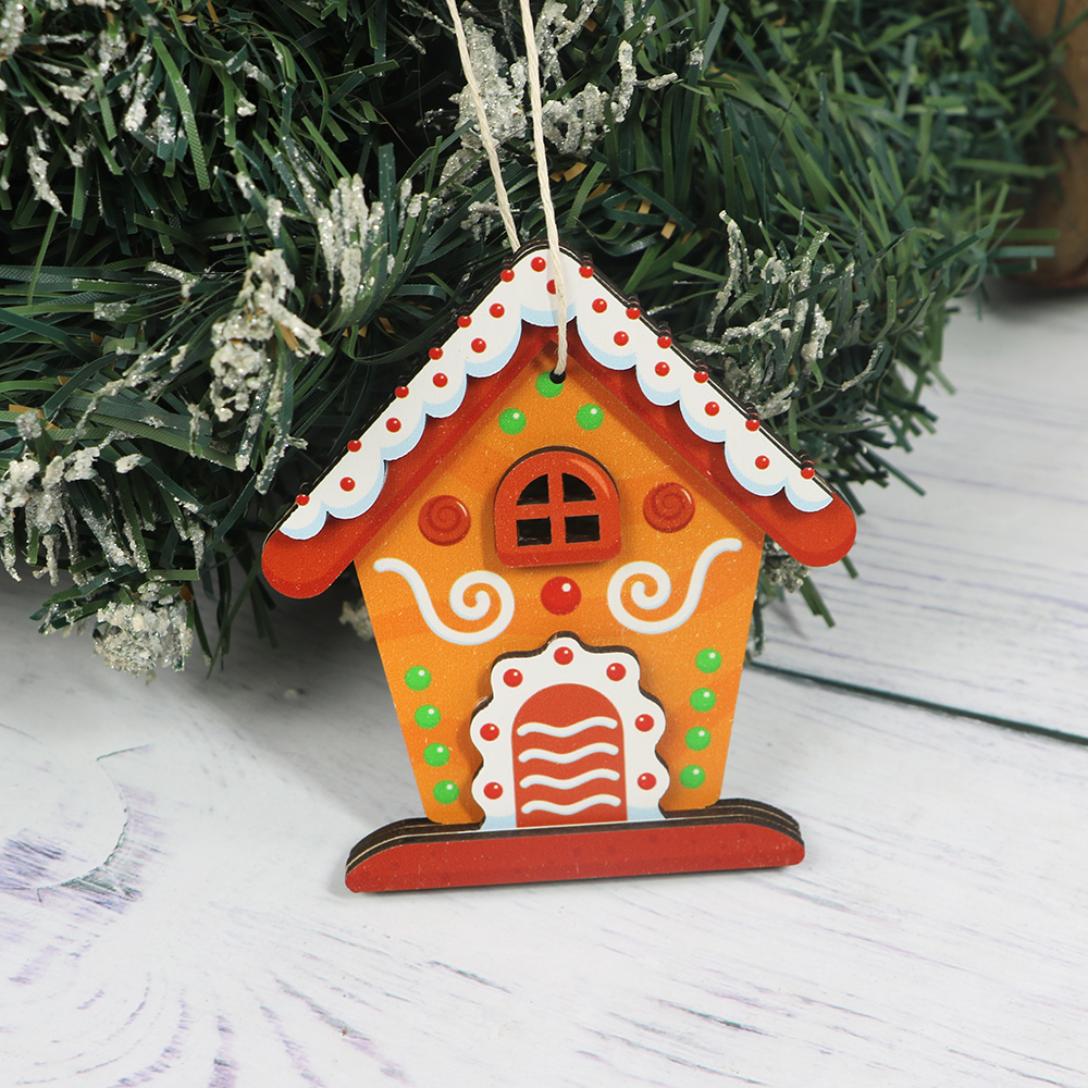 christmas pendant wooden
