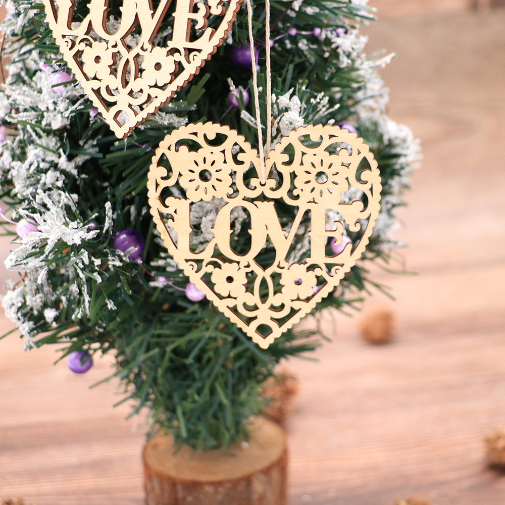 laser cut wood christmas ornament