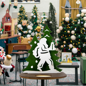 laser christmas ornament