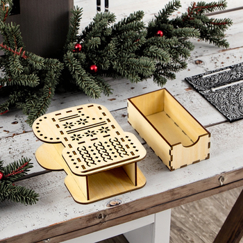 laser cut wooden box design