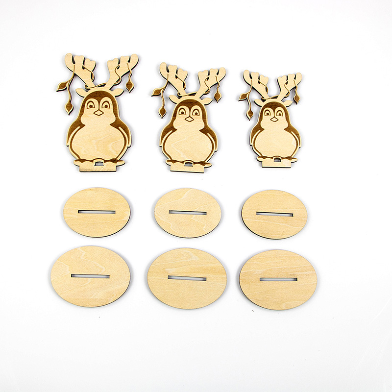 laser cut wood christmas decoration