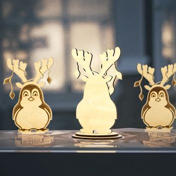 wood christmas ornaments