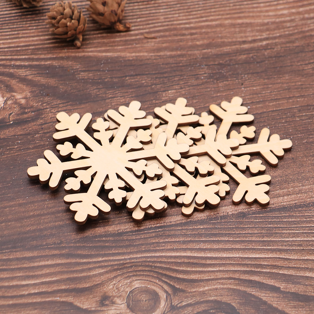 wooden christmas tree ornament