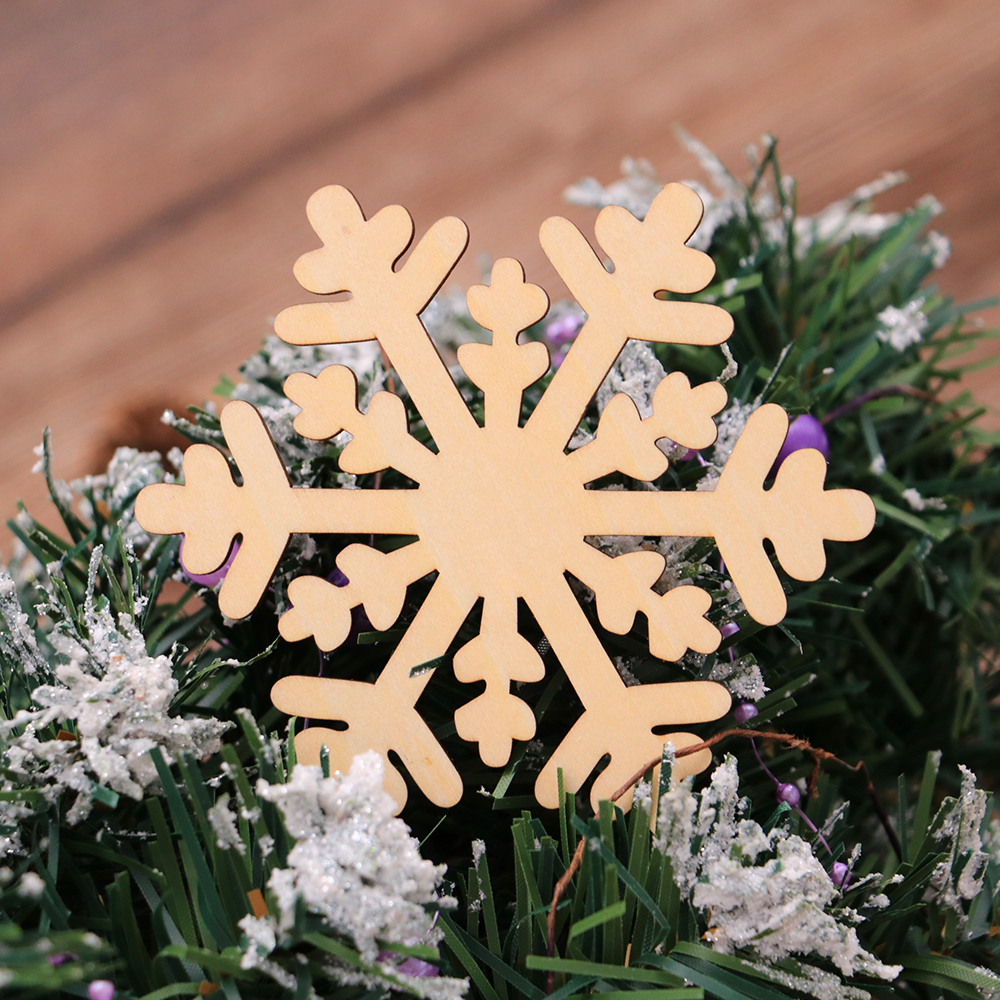 laser cut wood christmas ornament