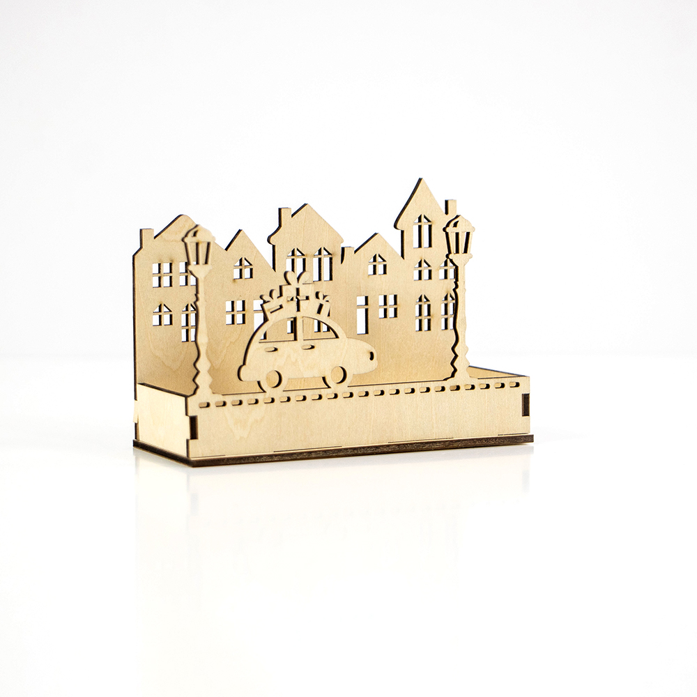 Christmas Candle Holder Box