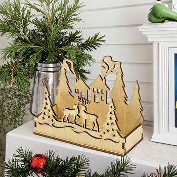 laser christmas ornament