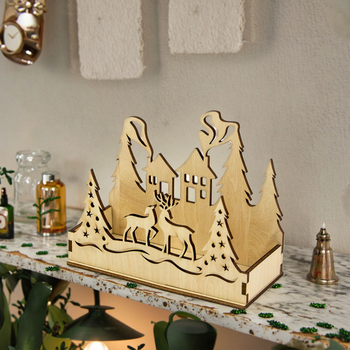 Christmas candle tray box