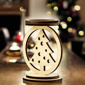 laser cut christmas village