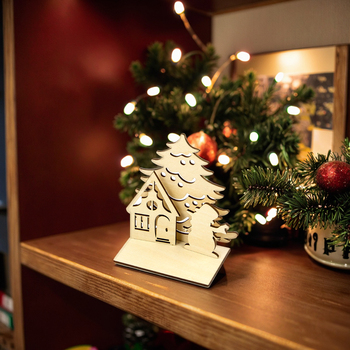 wood christmas ornaments