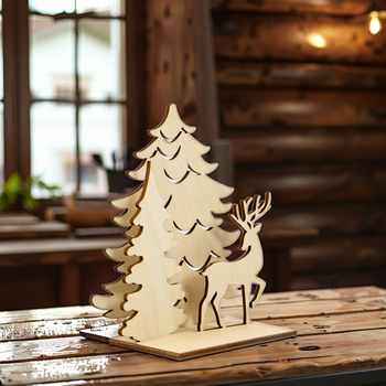 christmas ornament wood