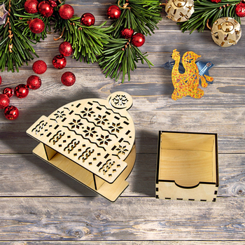 3d laser cut wooden craft