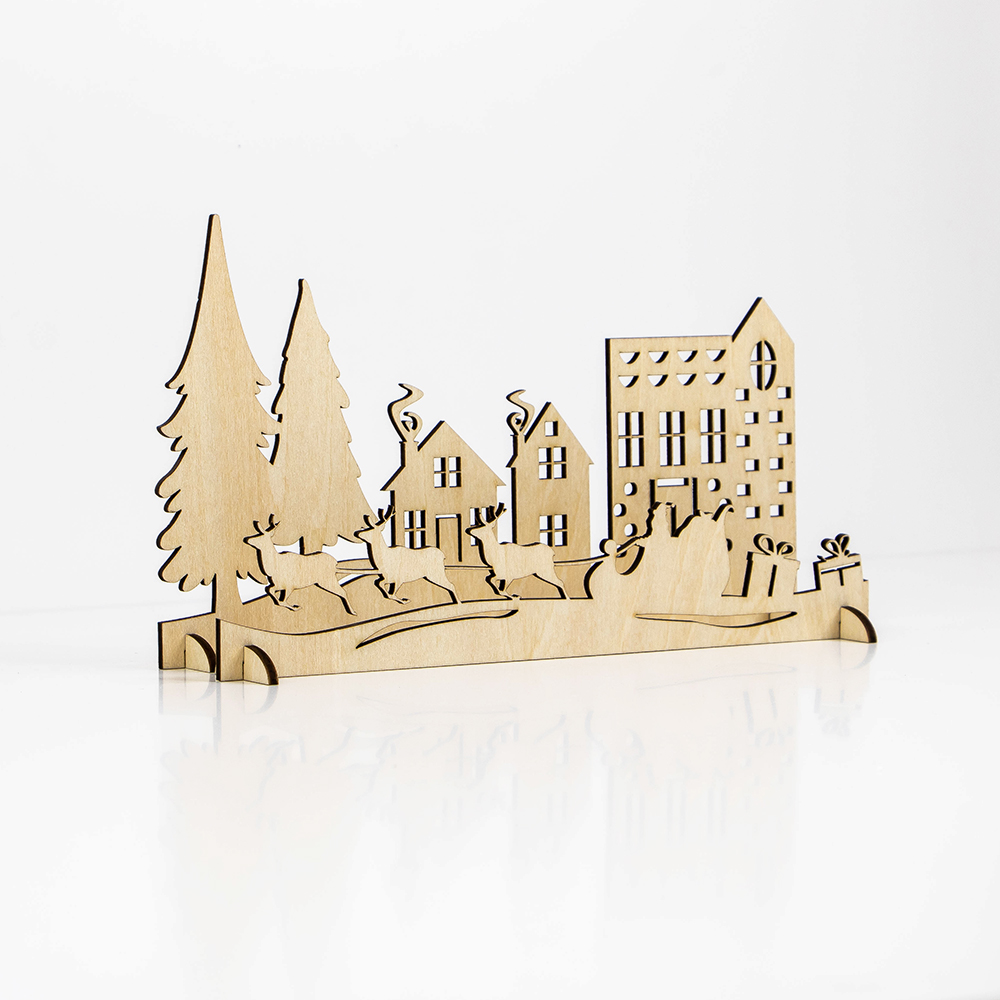 wooden craft supplies christmas