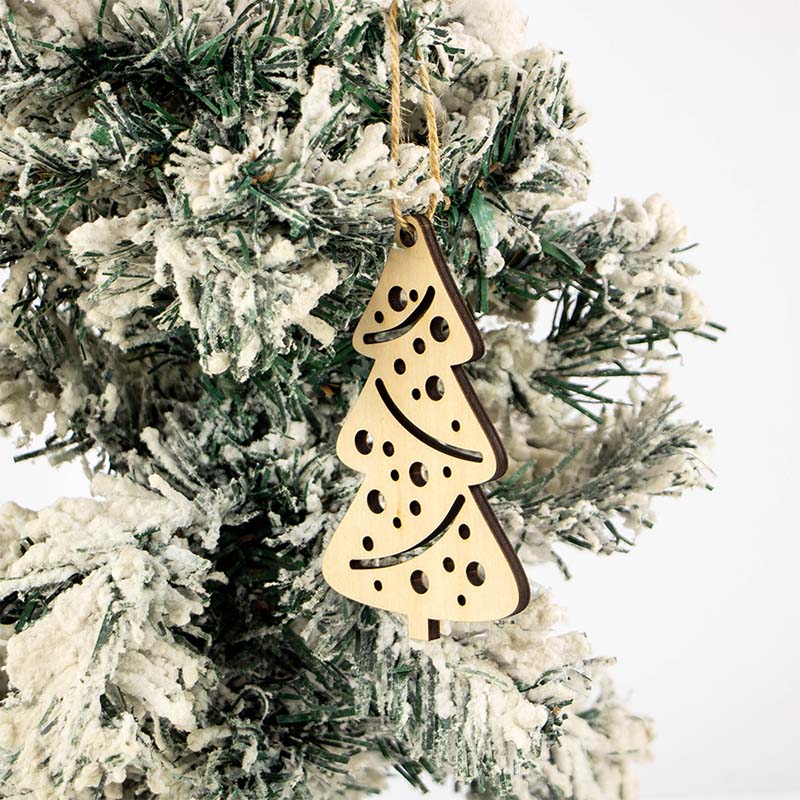 Wooden Christmas Tree decorations