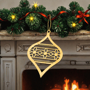 Wooden Christmas tree decorations