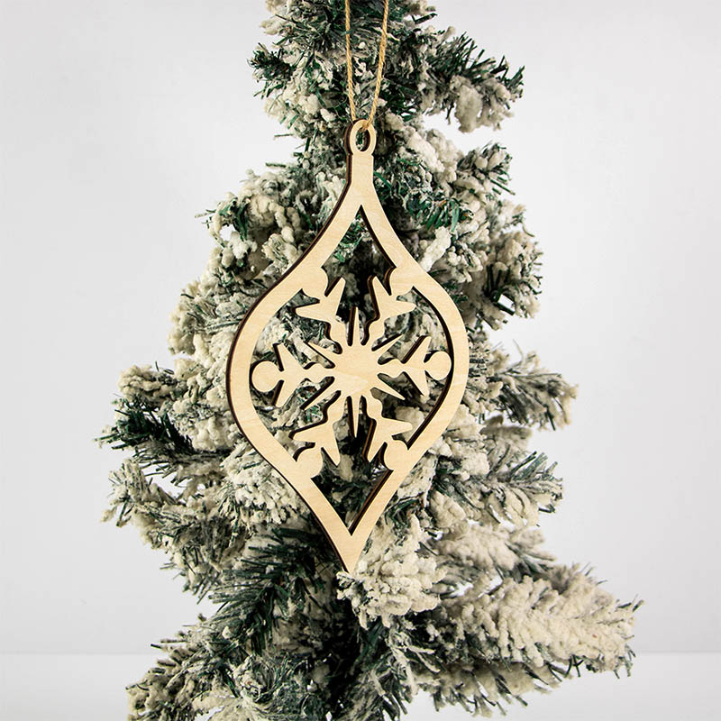 Laser cut plywood for Christmas