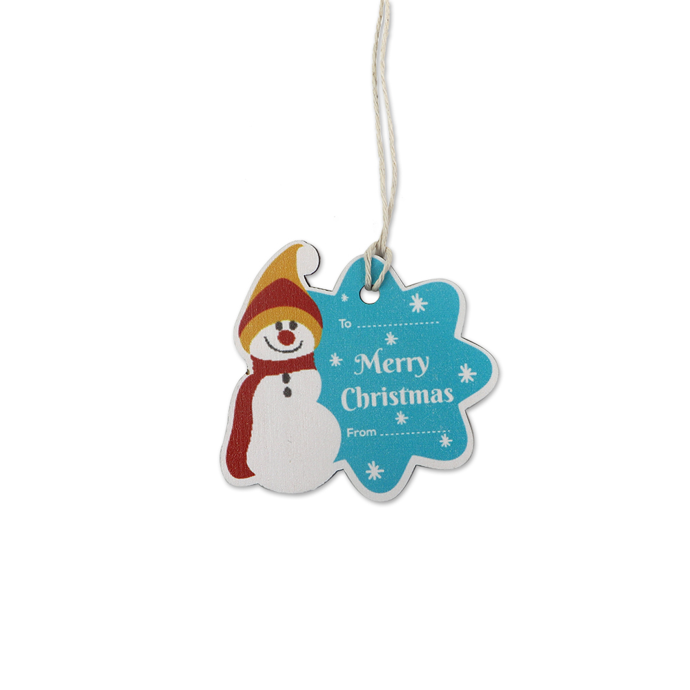 christmas wooden tags