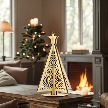christmas tree wood decoration