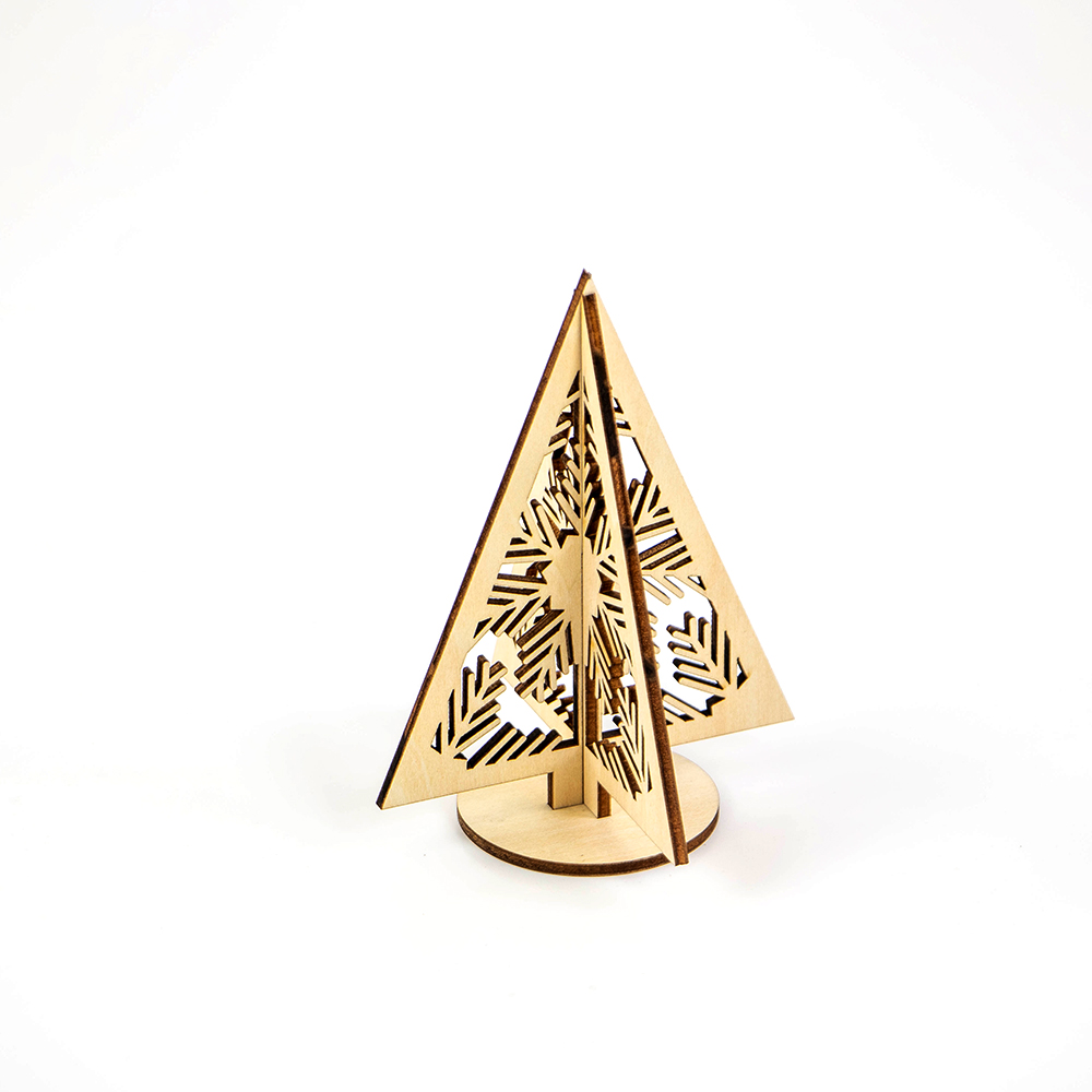 Wooden Christmas home decorations