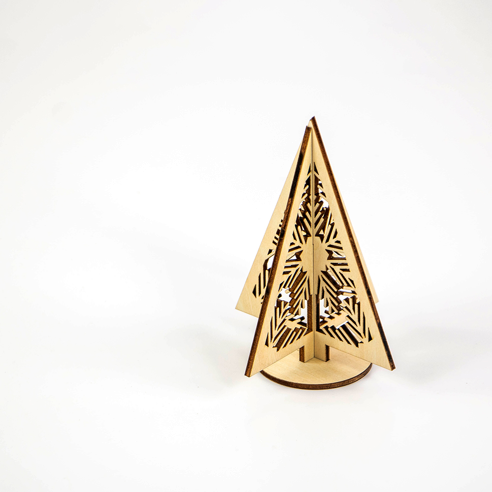 christmas tree wood decoration