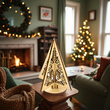 christmas tree wood decoration