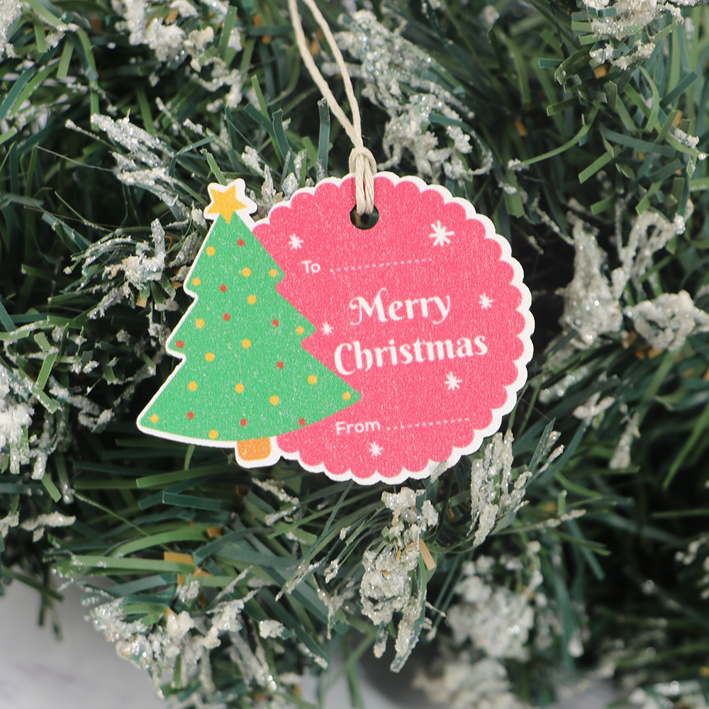 wooden christmas pendants