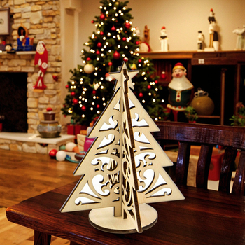 laser cut wood christmas decoration