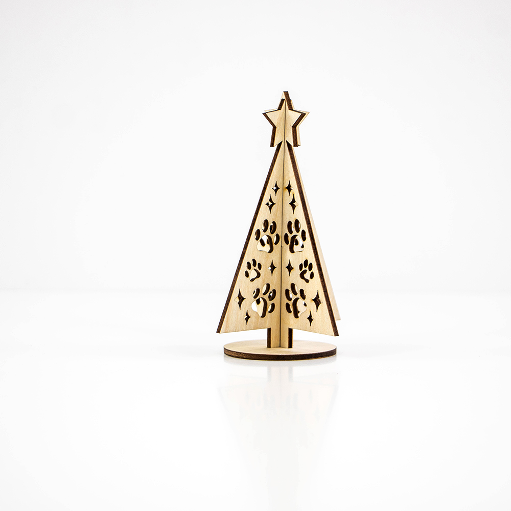wooden christmas tree decorations