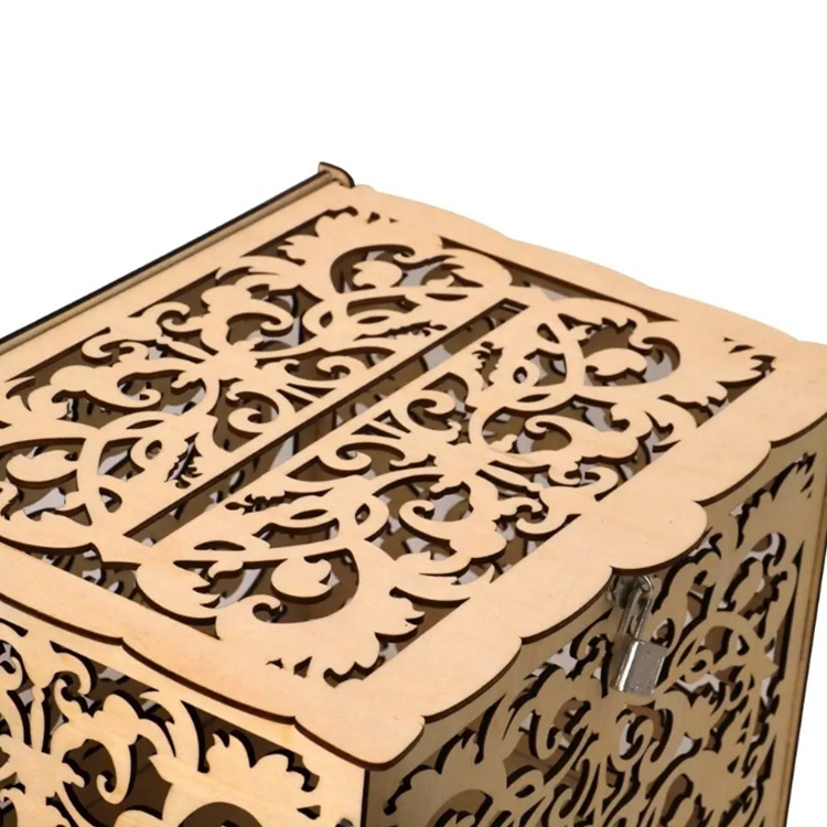 laser cut wooden box