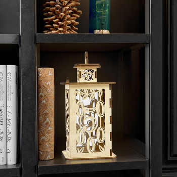 wooden Christmas lanterns