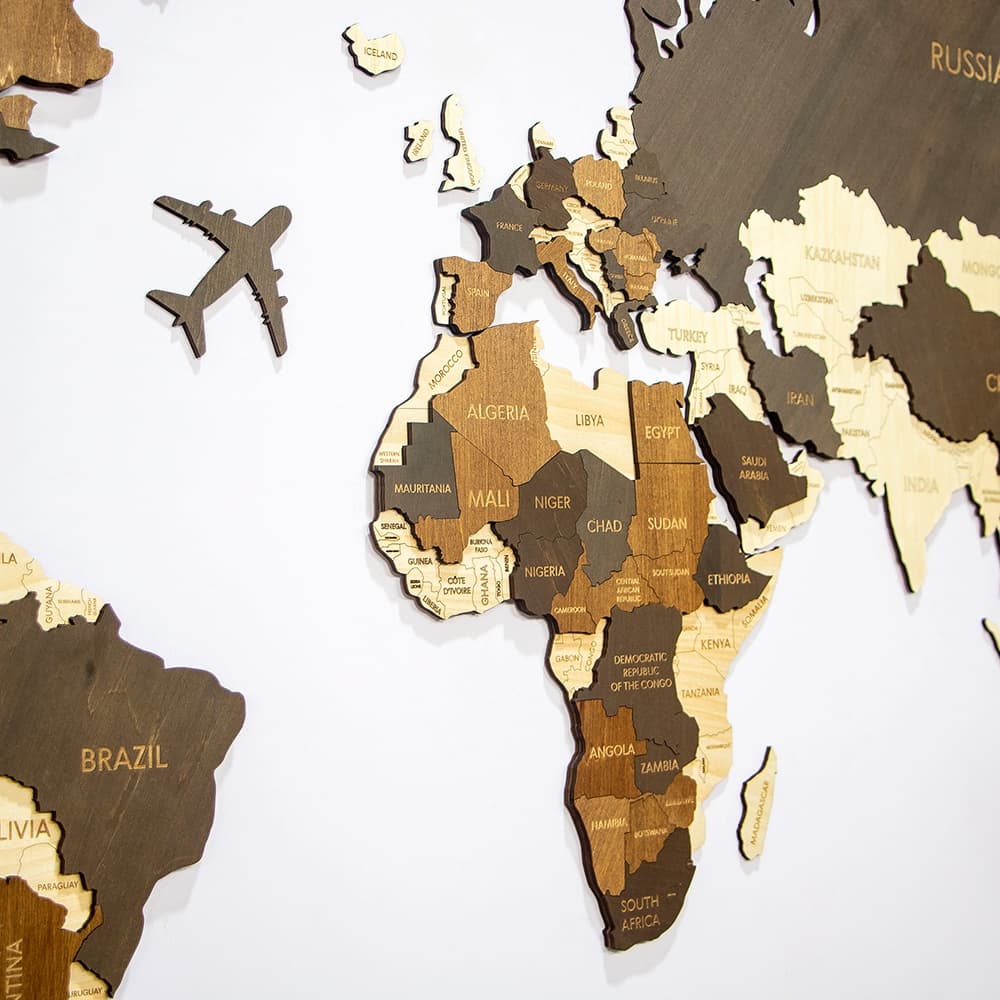 world Map Wall Art For Home