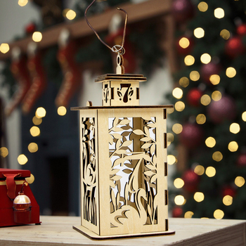 Wooden Christmas lanterns