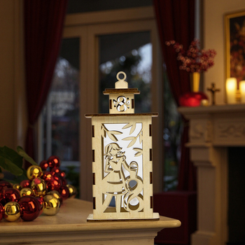 laser cut wood christmas decoration