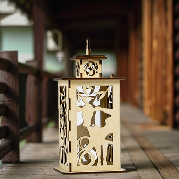 laser cut wood christmas decoration