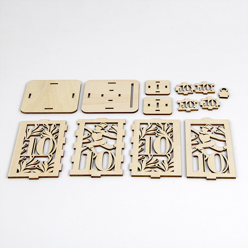 wooden Christmas lanterns